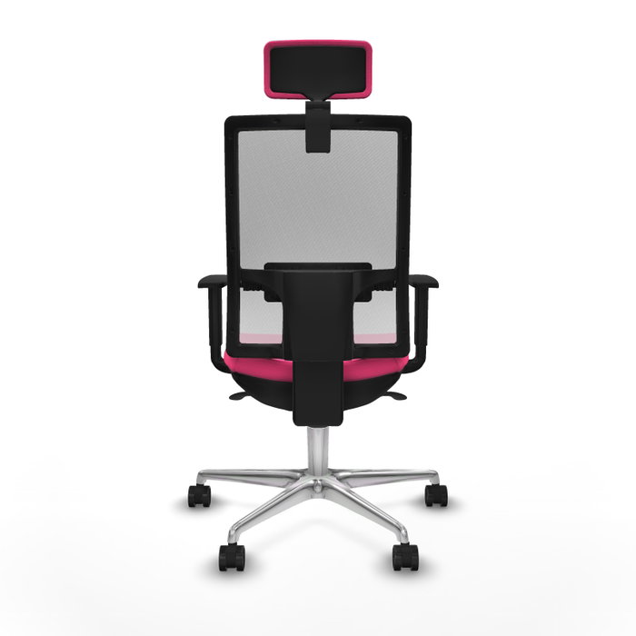 PIQUERAS Y CRESPO Silla de oficina Horna con mecanismo Sincro, Rosa y Blanco PIQUERAS Y CRESPO Silla de oficina Horna con mecanismo Sincro, Rosa y Blanco