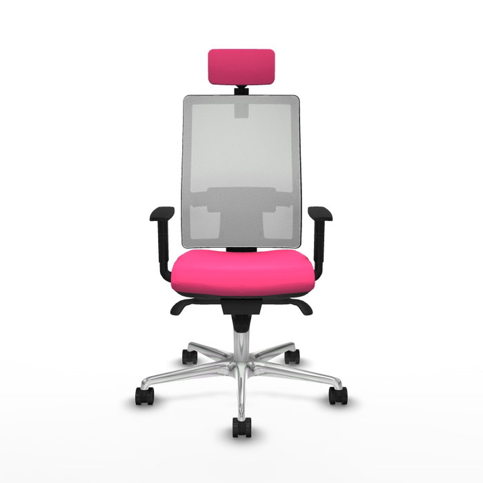 PIQUERAS Y CRESPO Silla de oficina Horna con mecanismo Sincro, Rosa y Blanco PIQUERAS Y CRESPO Silla de oficina Horna con mecanismo Sincro, Rosa y Blanco