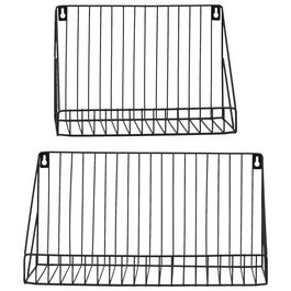 Home Deco Factory Juego 2 Estantes Alambre Vallee Outlet 40x10.8 cm y 30x9.3 cm