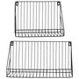 Home Deco Factory Juego 2 Estantes Alambre Vallee Outlet 40x10.8 cm y 30x9.3 cm