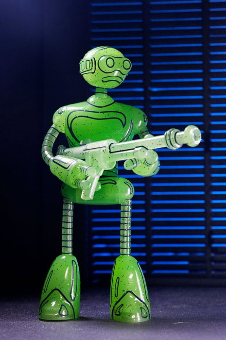 Tortugas Ninja (Mirage Comics) Figura Transmat Fugitoid GID 18 cm