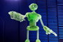 Tortugas Ninja (Mirage Comics) Figura Transmat Fugitoid GID 18 cm