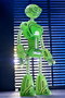 Tortugas Ninja (Mirage Comics) Figura Transmat Fugitoid GID 18 cm