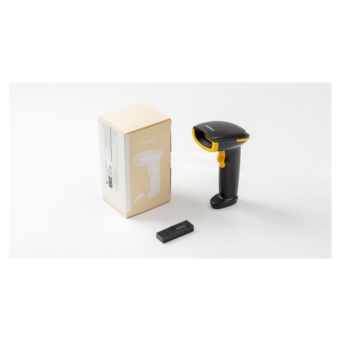 Inateck Lector de códigos de barras 2D CMOS Inalámbrico y Alámbrico Bluetooth USB BCST-23 Negro