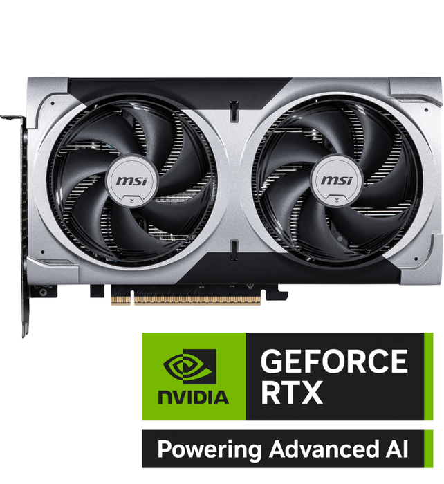 MSI Tarjeta Gráfica VENTUS GeForce RTX 5060 TI 16G 2X OC PLUS NVIDIA 16 GB GDDR7, Resolución 7680x4320, PCI Express x16 5.0