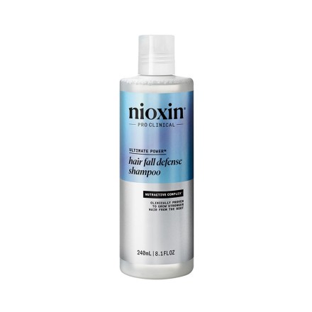 Nioxin Champú Anticaída 240 ml. 3D Intensive Care. de 240 ml. para mayor densidad y volumen. *Nota: No diseñado específicamente para el crecimiento del cabello. *Contenido: 240 ml. *Beneficio: Anticaída. *Ingredientes principales: Niacinamida, Cafeína, Ácido Láurico y SANDALORE™.* Nioxin Champú Anticaída 240 ml. 3D Intensive Care. de 240 ml. para mayor densidad y volumen. *Nota: No diseñado específicamente para el crecimiento del cabello. *Contenido: 240 ml. *Beneficio: Anticaída. *Ingredientes principales: Niacinamida, Cafeína, Ácido Láurico y SANDALORE™.*