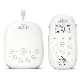 Philips Avent Monitor de Bebé SCD713/26 PHI8710103849049 Audio DECT Blanco Pantalla LCD Sensor Temperatura Luz Nocturna