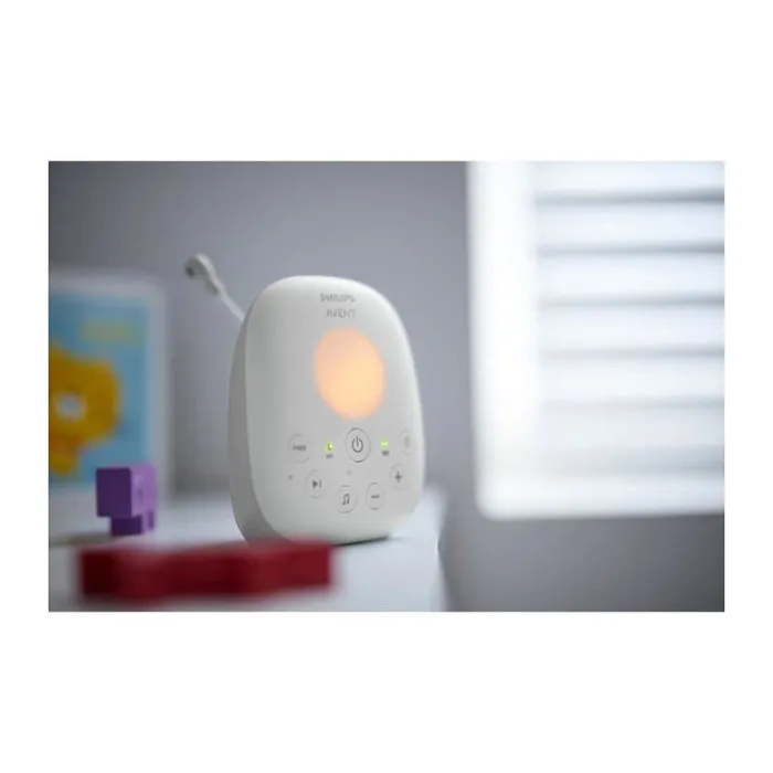 Philips Avent Monitor de Bebé SCD713/26 PHI8710103849049 Audio DECT Blanco Pantalla LCD Sensor Temperatura Luz Nocturna Philips Avent Monitor de Bebé SCD713/26 PHI8710103849049 Audio DECT Blanco Pantalla LCD Sensor Temperatura Luz Nocturna
