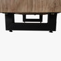 DKD Home Decor Armario Cocoshell 24 de Teca reciclada y Coco con 2 puertas, 80 x 40 x 200 cm