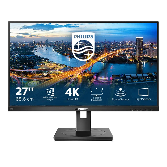 Philips B Line 278B1/00 Monitor 27 pulg 4K UHD IPS Negro Philips B Line 278B1/00 Monitor 27 pulg 4K UHD IPS Negro