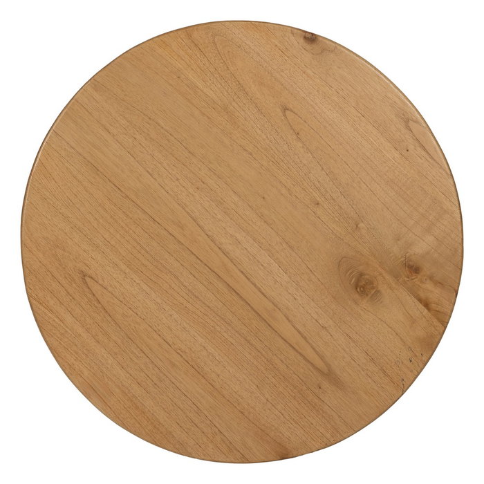 Mesa Centro Natural Madera Mindi Salón 80 X 80 X 50 cm