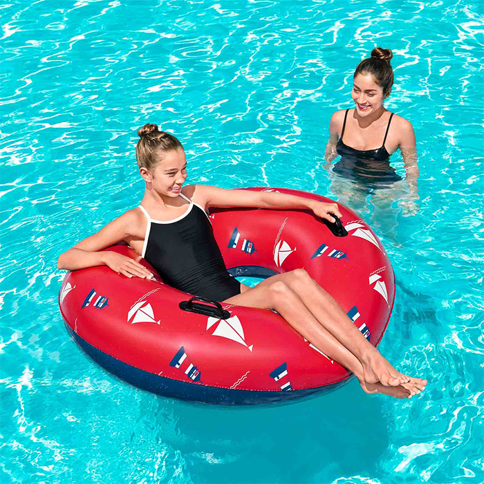 Bestway Flotador Hinchable con Asas Nautica Color Surtido D119 cm +12 Años Playa y Piscina 36353