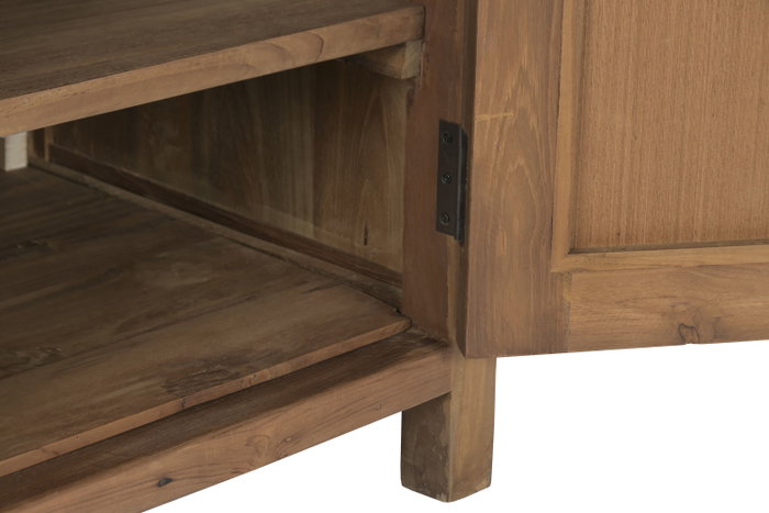 DKD Home Decor Mueble TV Balines Marron Beige 140 x 45 x 50 cm