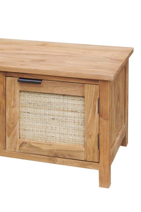 DKD Home Decor Mueble TV Balines Marron Beige 140 x 45 x 50 cm