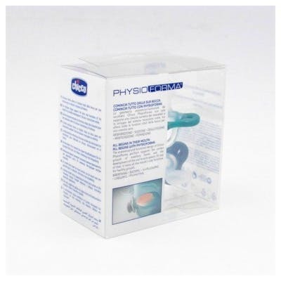 Chicco Chupete Physio Dual Soft Azul 16-36M 2 Unidades Chicco Chupete Physio Dual Soft Azul 16-36M 2 Unidades