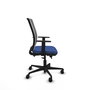 PIQUERAS Y CRESPO Silla de oficina Haches Azul marino y Gris