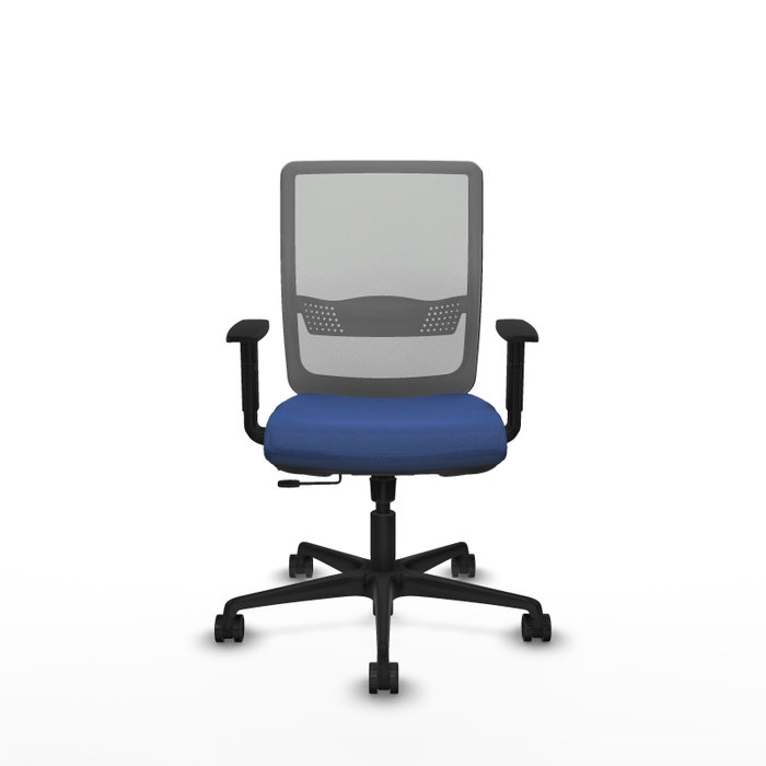 PIQUERAS Y CRESPO Silla de oficina Haches Azul marino y Gris PIQUERAS Y CRESPO Silla de oficina Haches Azul marino y Gris
