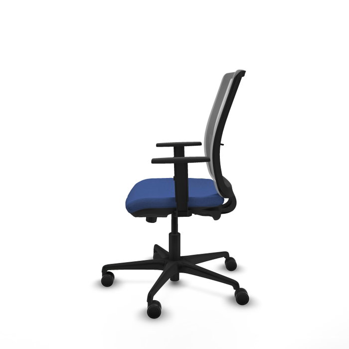 PIQUERAS Y CRESPO Silla de oficina Haches Azul marino y Gris PIQUERAS Y CRESPO Silla de oficina Haches Azul marino y Gris