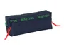 Safta Benetton Together Bolso Escolar Portatodo Triple, 3 Cremalleras, Dimensiones 85x60x220 mm