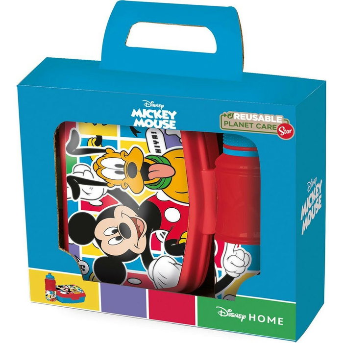 Licensing Caja de Regalo Mickey Mouse con Botella Easy Sport y Funny Sand Box
