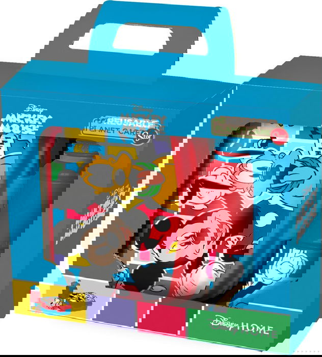 Set de Fiambrera y Bidón Mickey Mouse CZ11277 380 ml 17 cm Plástico