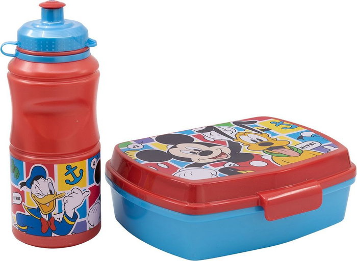Licensing Caja de Regalo Mickey Mouse con Botella Easy Sport y Funny Sand Box