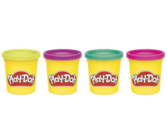 Hasbro Pack de 4 botes Play-Doh Masa para modelar, recomendado para mayores de 3 años