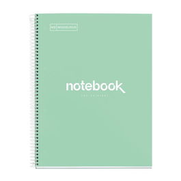 Bloc Miquelrius Emotions Notebook 1 Micro.Tapa Extra A4 80H 90G Cuadric.5X5 Menta (Set de 5)