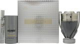 Paco Rabanne Invictus Gift Set 100ml EDT + 75g Deodorant Stick + 10ml EDT