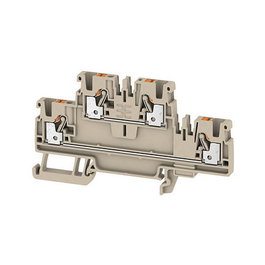 Weidmüller A2T 2.5 Terminal de paso PUSH IN 2,5 mm²