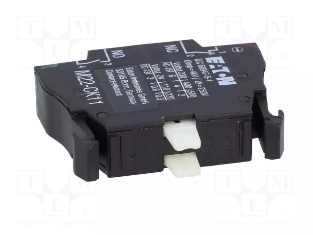 Eaton M22-CK11 Elemento de contacto 1S+1 con montaje frontal por resorte 107940