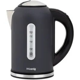 H.Koenig Hervidor Boe52 Programable Acero Inoxidable 1.7L 2200W Temperatura Ajustable Pantalla Digital Mantener Caliente