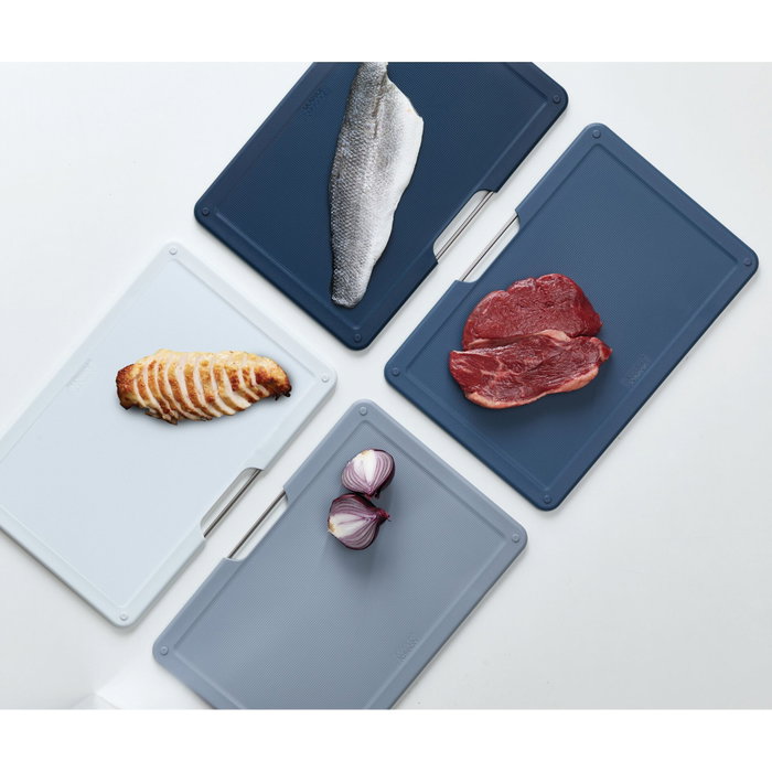 Joseph Joseph Folio Set de 4 tablas de cortar, Gris, Regular Joseph Joseph Folio Set de 4 tablas de cortar, Gris, Regular