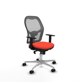 PIQUERAS Y CRESPO Silla de oficina Jorquera Naranja oscuro y Gris
