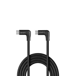 Lindy 32023 Cable USB 3.2 Gen 2 (10 Gbit/s) USB-C a USB-C 1m Negro con Power Delivery 60W