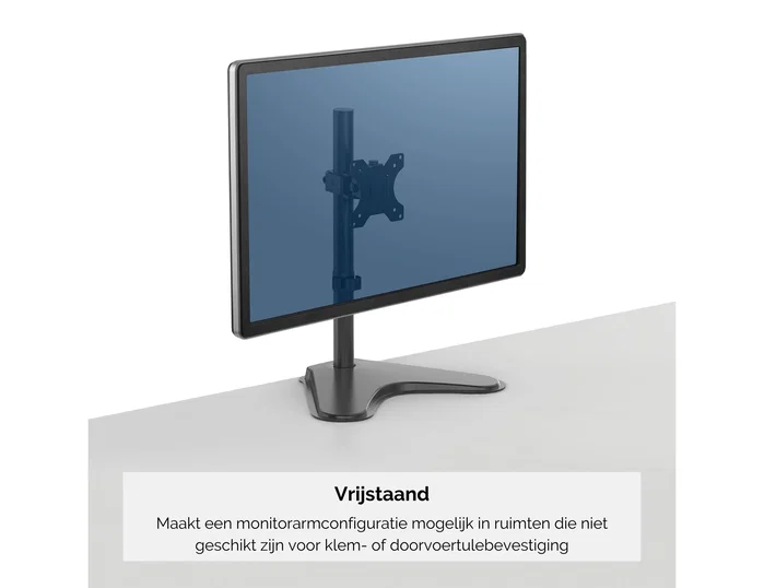 Fellowes Soporte de Monitor Professional Series con Peana, Negro, hasta 32 pulgadas