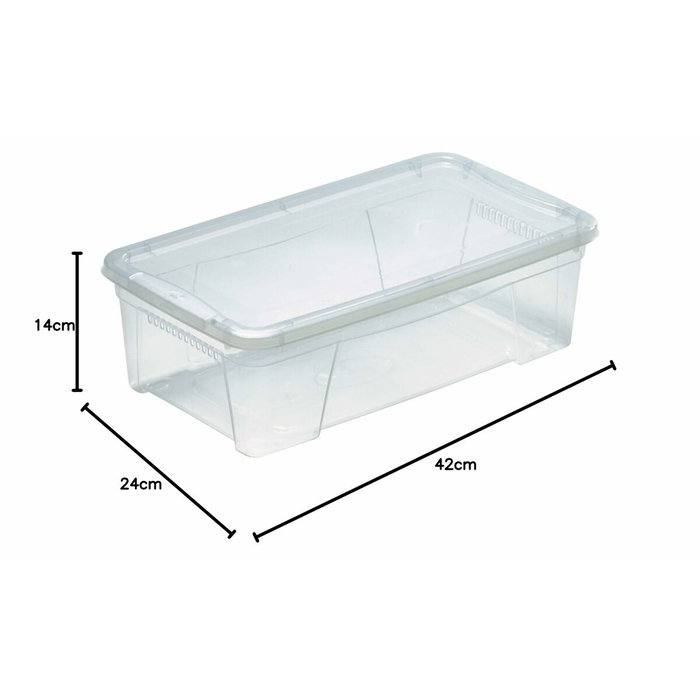 Mondex Caja de almacenaje Space box 3 8,7 l Transparente Mondex Caja de almacenaje Space box 3 8,7 l Transparente