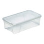 Mondex Space box 3 Caja de almacenaje 8,7 l 42 x 24 x 14 cm transparente apilable con rejilla de ventilación