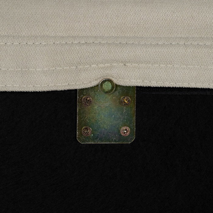 Cabecero Beige Tejido Dormitorio 190 X 8 X 100 cm Cabecero Beige Tejido Dormitorio 190 X 8 X 100 cm