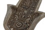 DKD Home Decor Bandeja Vaciabolsillos Mango HAMSA 30x20x2,3 cm