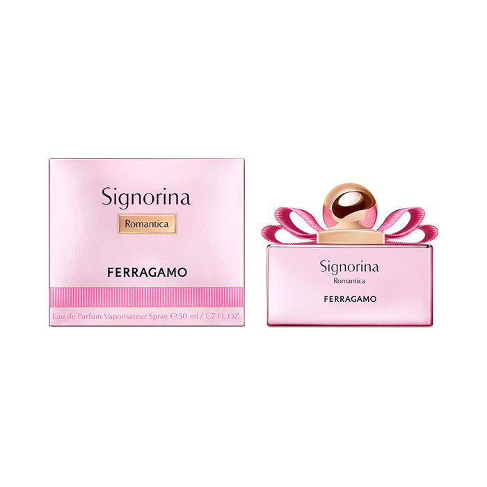 Salvatore Ferragamo Signorina Romantica Eau de Parfum Vapo Spray 50 ml - Perfume Floral Oriental Dulce con Notas de Grosella Negra, Limón, Vainilla y Sándalo