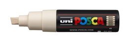 Marcador T.Opaca No Perm. Uni Posca 8,0 (Pc-8K) Beige (Set de 6)