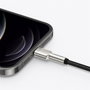 Baseus Cable Lightning a USB-A Cafule, 2.4A, 1m, Negro