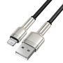 Baseus Cable Lightning a USB-A Cafule, 2.4A, 1m, Negro