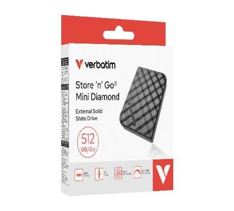 Verbatim Store 'n' Go Mini 512GB SSD USB-C Negro Verbatim Store 'n' Go Mini 512GB SSD USB-C Negro