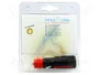 PRO CAR Enchufe de mechero de coche con borna de tornillo 16A Negro