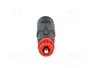 PRO CAR Enchufe de mechero de coche con borna de tornillo 16A Negro