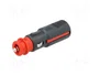 PRO CAR Enchufe de mechero de coche con borna de tornillo 16A Negro