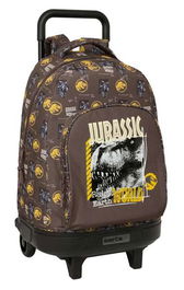 Safta Mochila Grande con Ruedas Compacta Extraíble Jurassic World 33x45x22cm