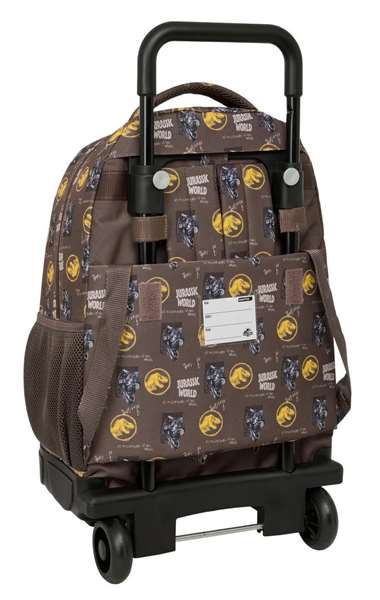 Safta Mochila Grande con Ruedas Compacta Extraíble Jurassic World 33x45x22cm